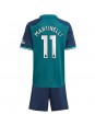 Arsenal Gabriel Martinelli #11 Alternativní dres pro děti 2023-24 Krátký Rukáv (+ trenýrky)